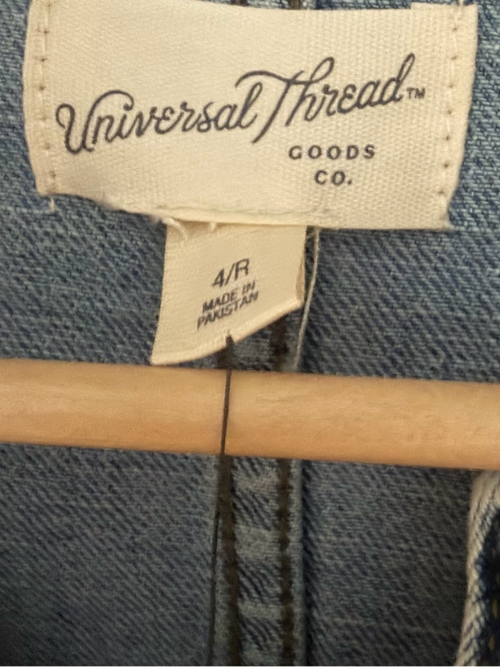 Universal Thread Denim Jumpsuit Utility Wide Leg Blue NWT - Picture 9 of 10